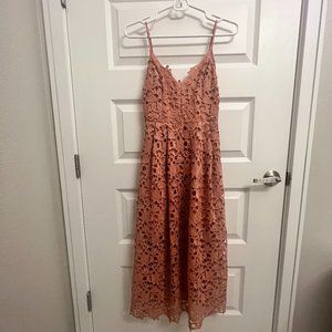 ASTR the Label Lace Midi Dress